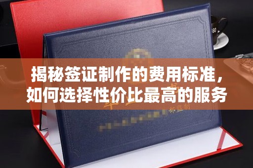 天柱揭秘签证制作的费用标准，如何选择性价比最高的服务？